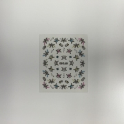 3D sticker farbig schwarz XF 252